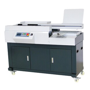 Glue binding machine图文店工厂用全自动胶订机无线胶装机A3A4