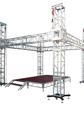 400X600mm目字方铝合金桁架舞台架灯光truss架大型升降龙门架