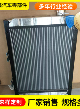 唐骏系列102013010028尺寸460X635汽车水箱厂家销售农机中冷器