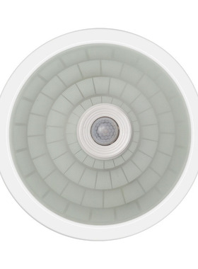 DZled红外线人体感应灯圆形吸顶灯红外线玻璃感应灯可调延时时间