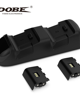 DOBE新品Xbox SeriesS/X手柄座充带LED灯XBOX ONE S/X手柄充电器