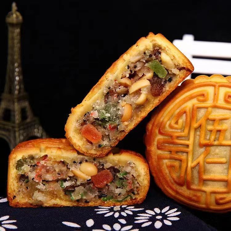 五仁月饼特产糕点广式水