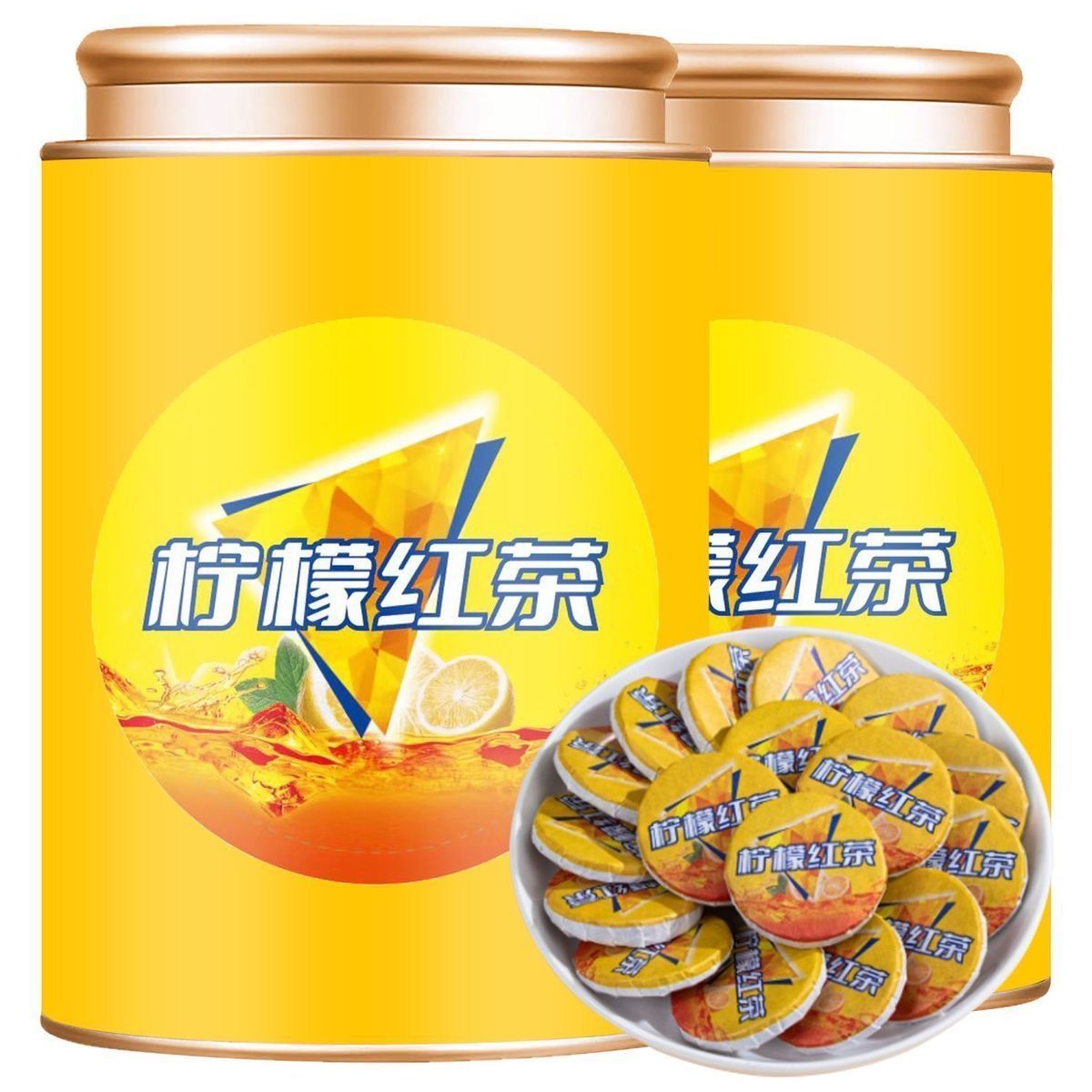 柠檬红茶味冰饮料水果冷