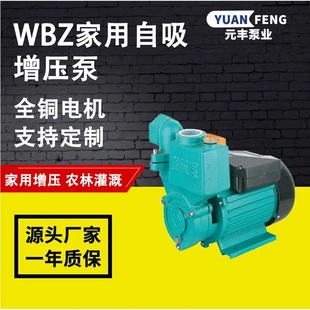 自吸泵家用220v高扬程大流量增压泵清水泵抽水泵管道增压冷热水
