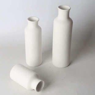 素白花瓶花插摆件桌面装饰创意个性装饰器皿客厅餐桌花瓶花器