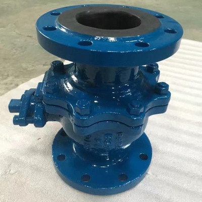 Q41F46法兰全衬胶半衬胶衬氟衬po衬氟球阀DN50 65 80 100