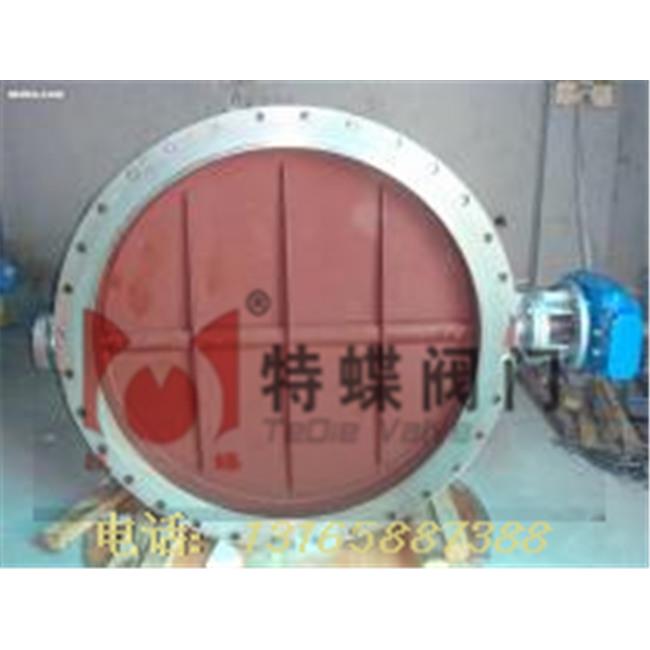 不锈钢法兰通风蝶阀D341W-1C台默认项法兰