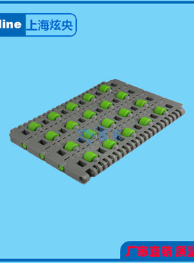 X2007A 动态网带，滚珠网带，胎轮输送带，滚轮型网带，模块网带