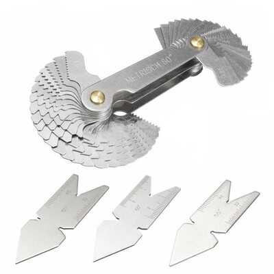 SKU363131 4件套55&60° 量规 计量器具公英制一体螺纹规 中心规