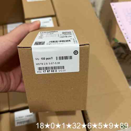 1757022 MSTB 2.5/3-ST-5.08 菲尼克