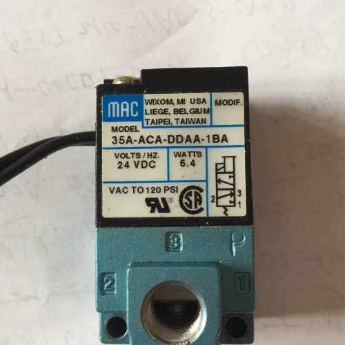 八成新MAC电磁阀35A-ACA-DDAA-1BA