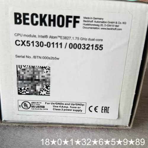 BECKHOFF CPU模块，型号CX5130-