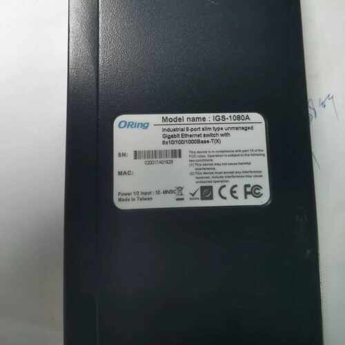 台湾ORing IGS-1080A 8口千兆 导轨式超议价