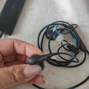 BOSE QC20有线降噪耳机,黑蓝配色,带线控,3.5mm(议价)