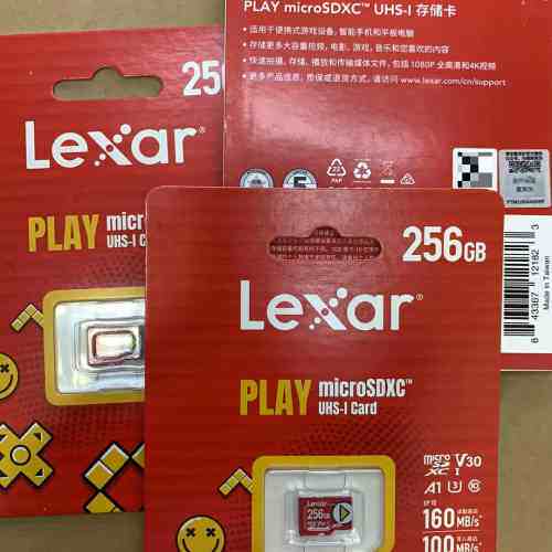 非标价雷克沙Lexar PLAY系列256GB TF卡议价