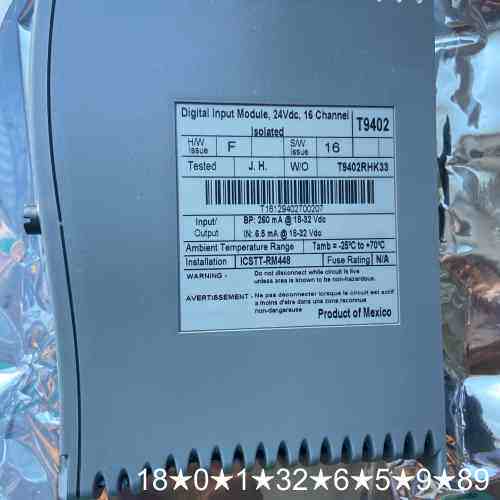 T9402,ics系统卡件，型号:T9402，全