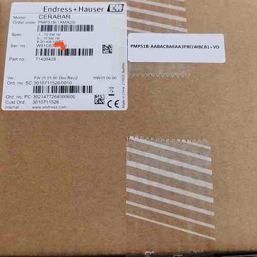 E+H压力变送器PMP51B-AABACBA6AA3SBI1