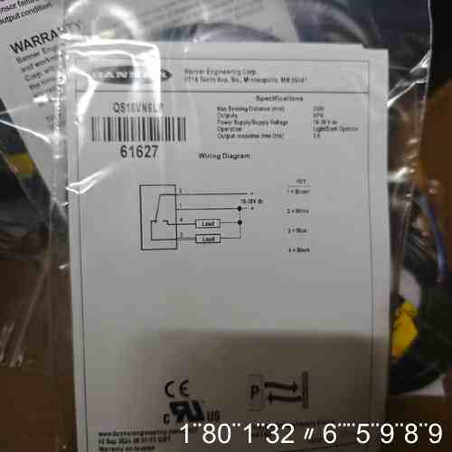 邦纳正品：QS18VN6LP
