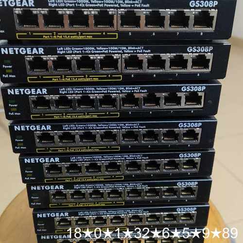 网件/Netgear 型号 GS308P 8口千兆PO