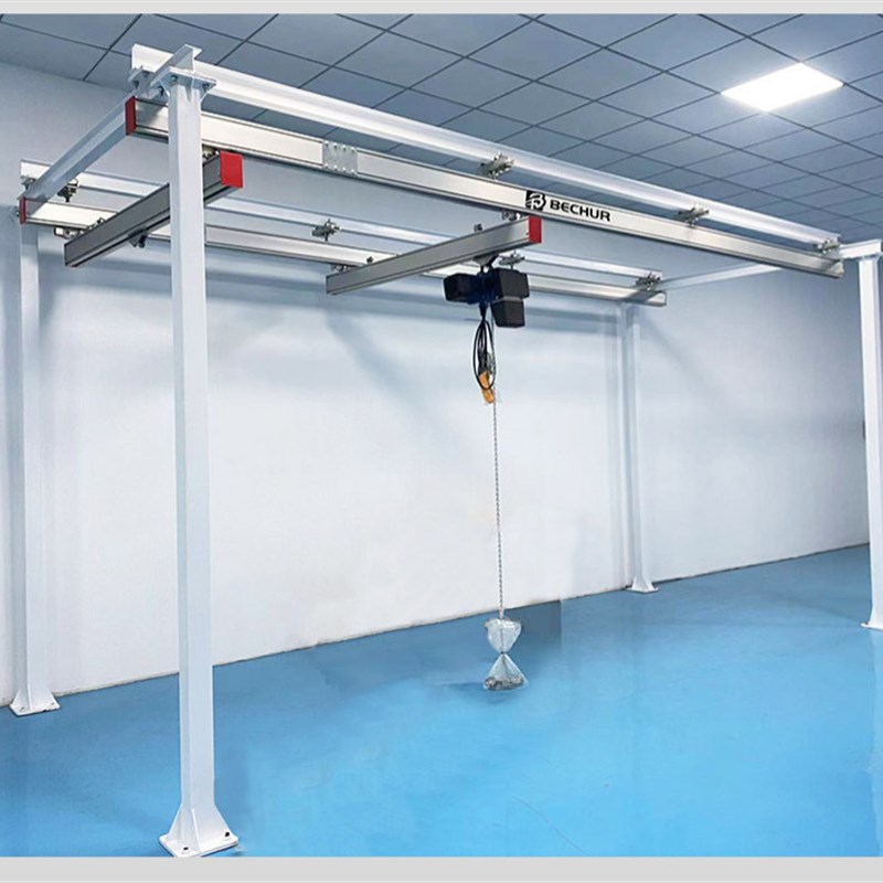 KBK柔性组合吊厂家KBK轨道行吊 工业车间组合式刚性KBK轨道起重机