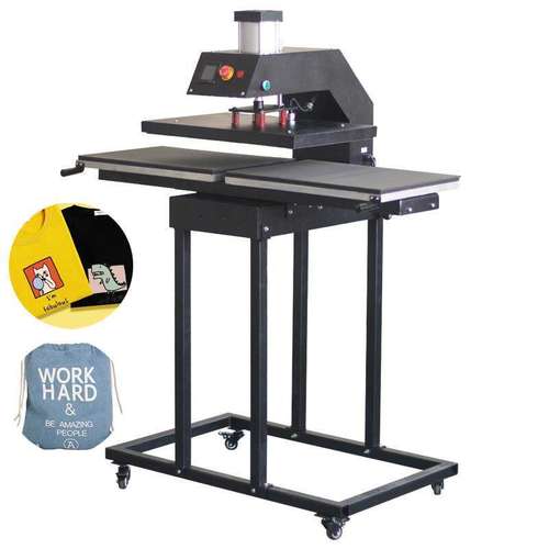 厂家38*38cm下滑式双工位烫画机Pneumatic Auto Heat Press Machi
