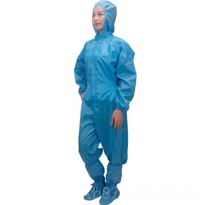 正品无尘服连体鞋带鞋防静电工服加鞋子电作子厂保衣和无尘防尘护