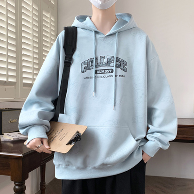 青少年卫衣男款2025新款加绒加厚