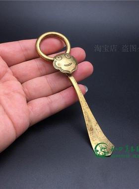 用品黄铜制品祖衣如意扣环法师袈裟钩环古铜色搭衣扣僧衣僧服