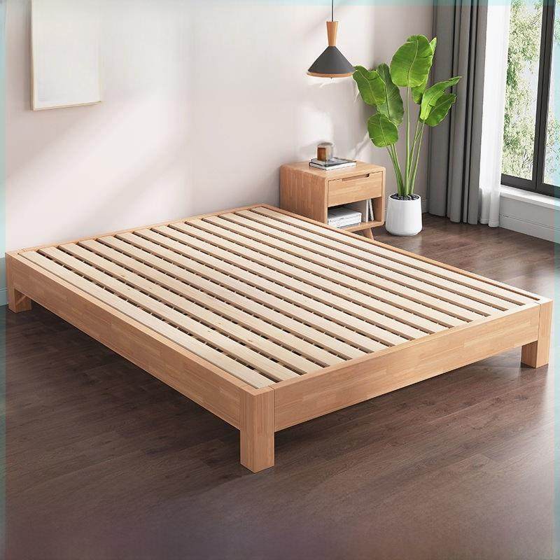 实木榻榻米床架排骨架子无床头家用1.35m1.8米1.2M定制尺寸民宿床