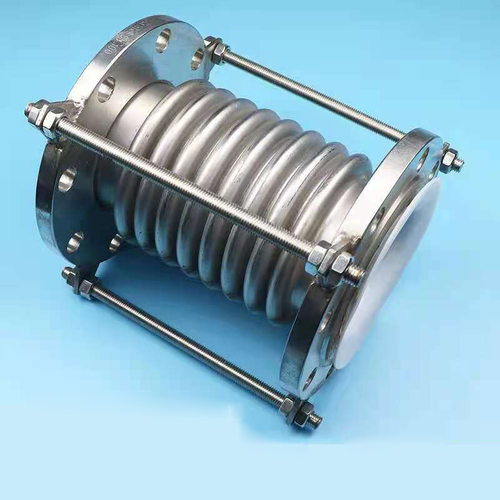 201和304材质内衬四氟法兰式连接管道不锈钢金属波纹补偿器