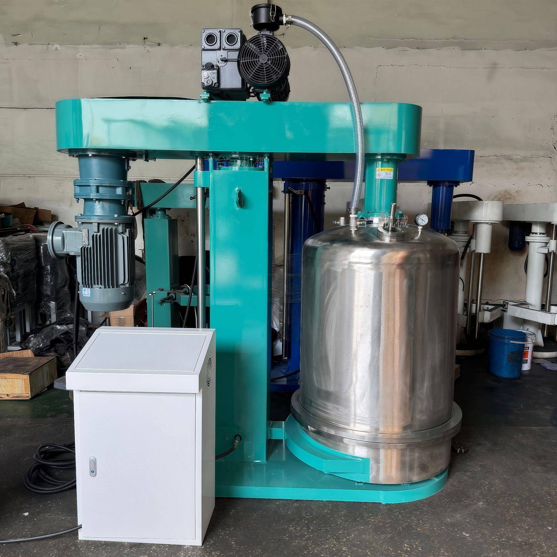 AB粘胶真空分散机美缝剂高速搅拌机灌胶消泡低速搅拌分散机