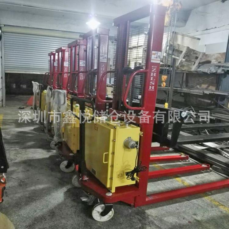 2吨防爆型电动堆高车电动叉车油桶升高车托盘搬运叉车堆高堆垛机