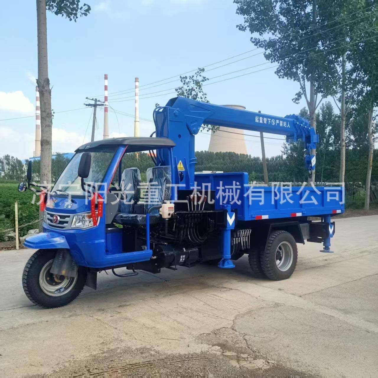 三轮随车吊农村建房用三蹦子吊车油电两用吨小型自制起重机,搬运/仓储/物流设备,其他起重搬运设备,淘宝优惠券,粉丝福利购,淘宝优惠卷