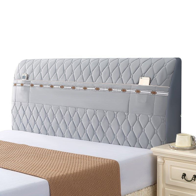 2024新款床头套罩木床靠背软包靠垫保护全包万能通用改造遮丑神器,居家布艺,床头罩,淘宝优惠券,粉丝福利购,淘宝优惠卷