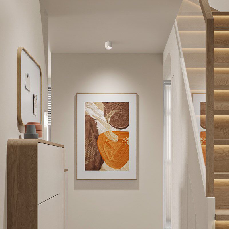 明装射灯led吸顶式卧室走廊过道筒灯客厅无主灯防眩小山丘洗墙灯,家装灯饰光源,明装筒灯,淘宝优惠券,粉丝福利购,淘宝优惠卷