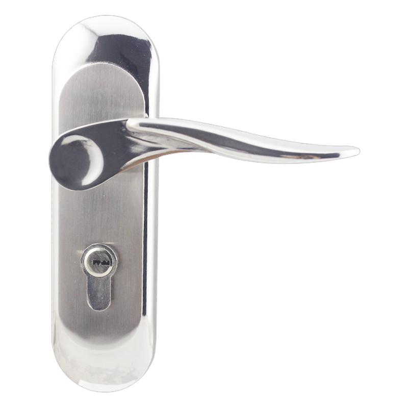 孔距118好品质室内木门单舌锁实心把手卧室门锁多种单舌锁体