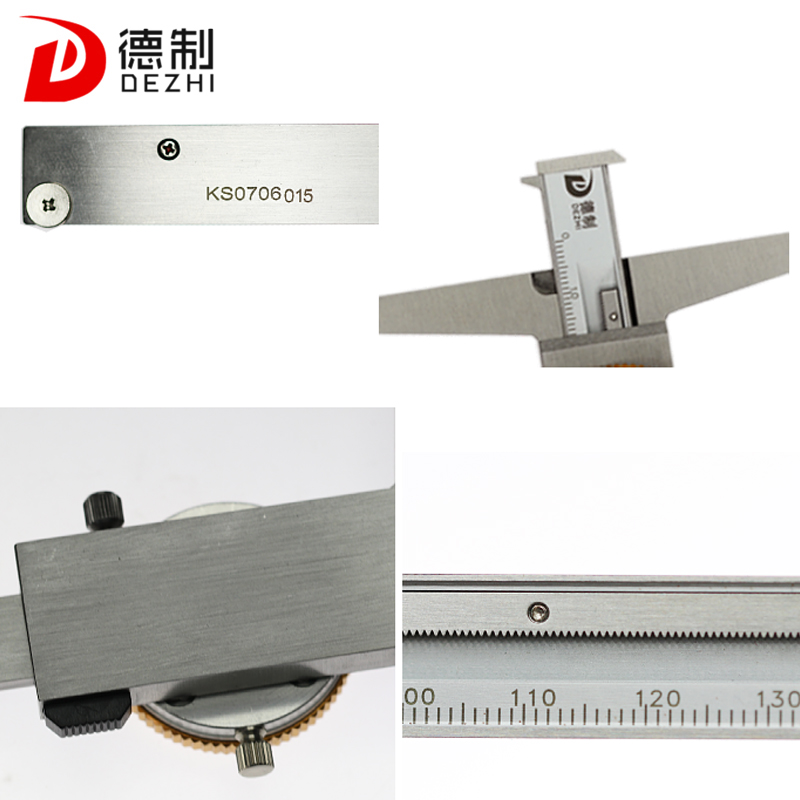 德制带表深度尺测量工具数显高精度带钩多用卡尺工业级单钩双钩