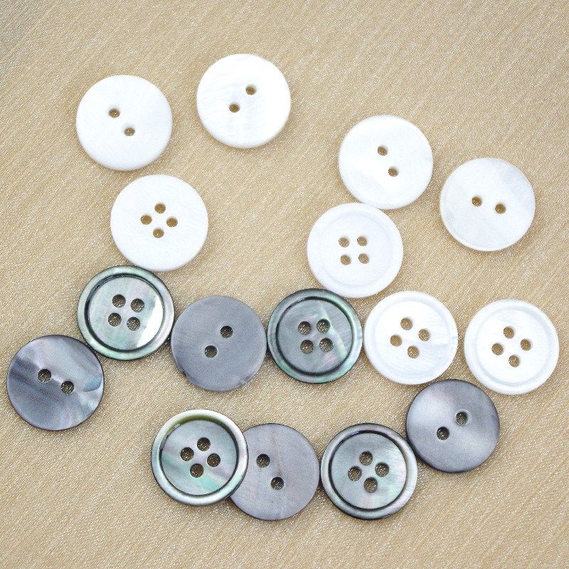 白色两眼贝壳衬衫纽扣百搭针织衫开衫西装上衣毛衣外套装饰大扣子,居家布艺,纽扣,淘宝优惠券,粉丝福利购,淘宝优惠卷