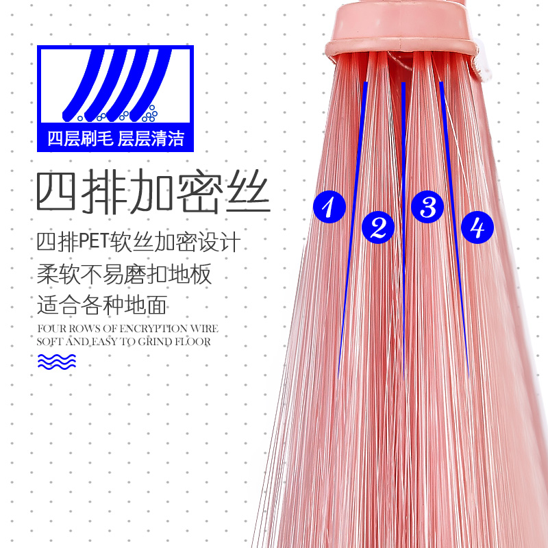 扫把家用塑料扫把软毛包邮单个不含杆子替换通用大扫除工具单扫头