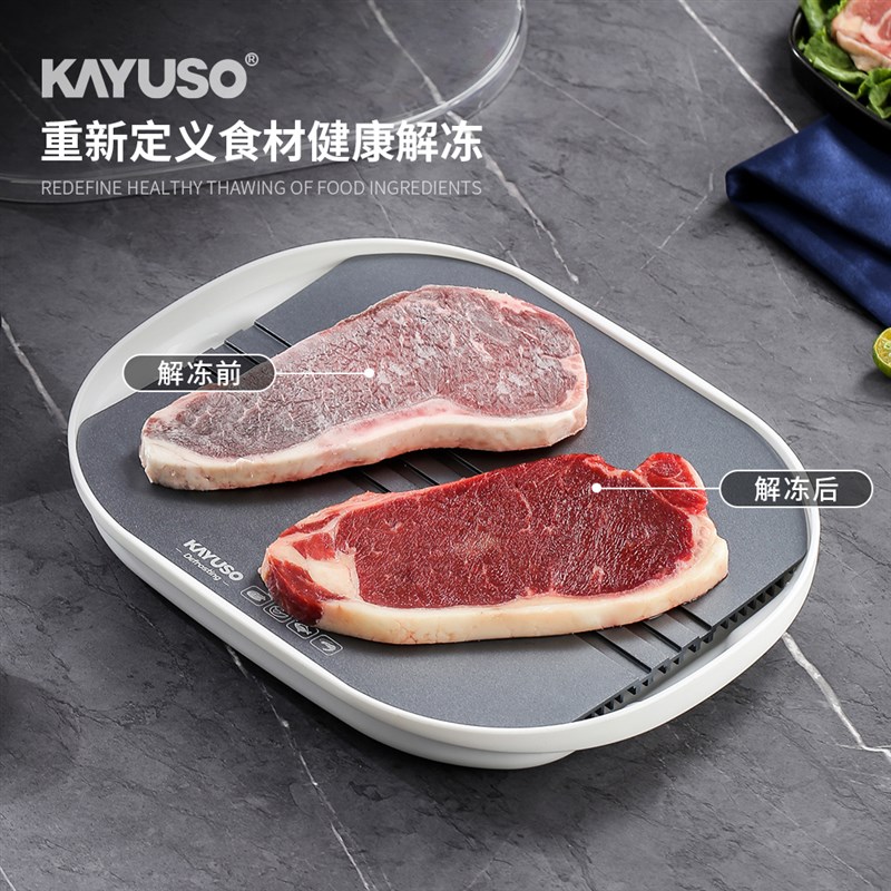 缔尚解冻神器家用食物恒温快速雾化解冻器牛排冻肉解冻板解冻器