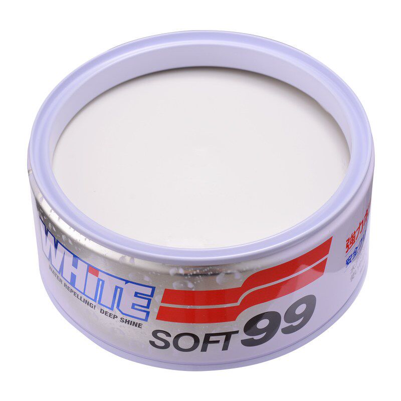 SOFT99 车蜡 去污功能 白/黑色车专用 丽彩软蜡 保护蜡