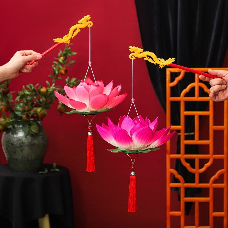 新款蛇年发光手提莲花灯笼景区拍照道具春节元宵年味装饰古风花灯,节庆用品/礼品,花灯,淘宝优惠券,粉丝福利购,淘宝优惠卷