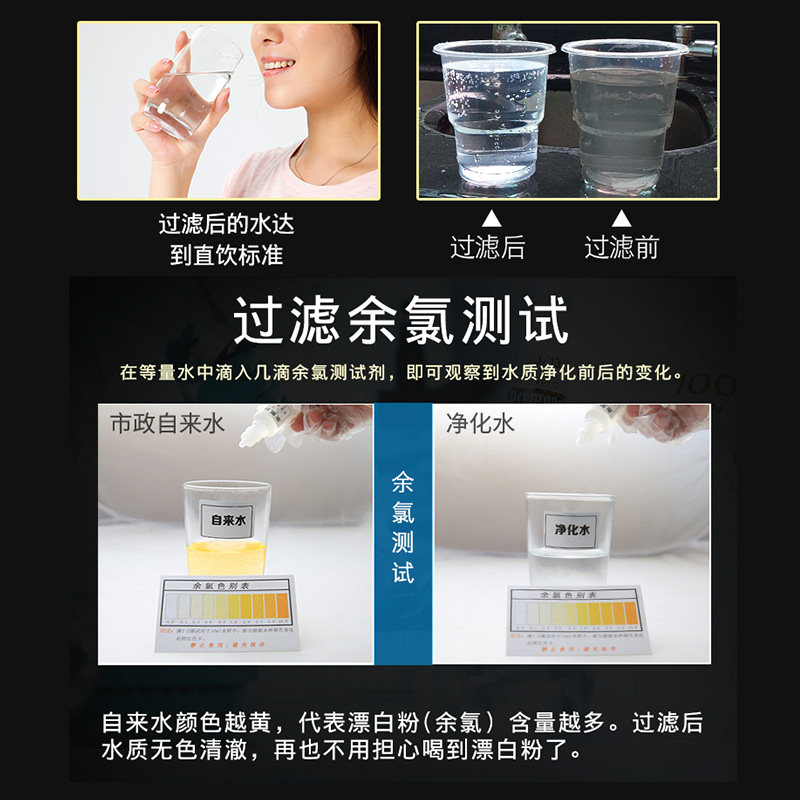 惠安特 厨房净水器家用直饮奶茶店自来水过滤器商用制冰机净化器