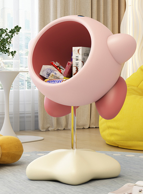 创意星之卡比零食架轻奢收纳落地摆件客厅床头柜装饰乔迁新居礼品