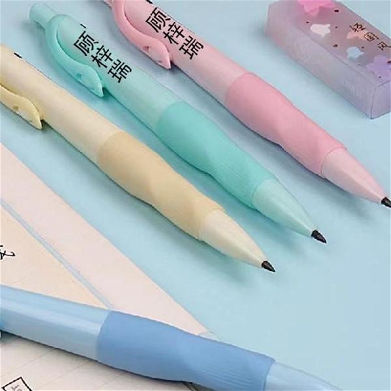 海豚正姿铅笔天卓学生用2.0不断芯自动铅笔自带卷笔刀的自动笔儿