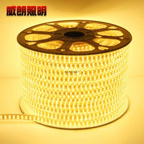 5730led双色变光灯带三色遥控变光软灯条防水装饰双排高亮220