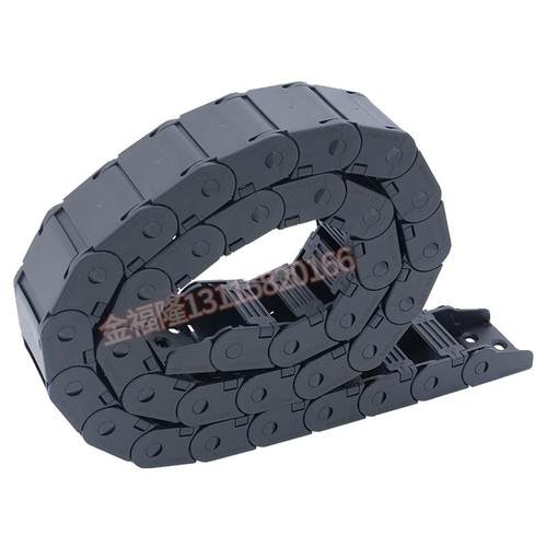 JFLO拖链金福隆原装机床尼龙坦克链J18BF..N半封闭18*25*7*50