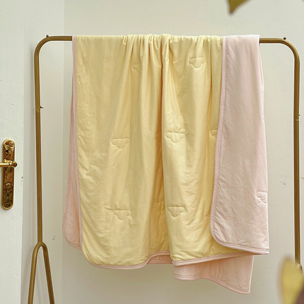 优选a类天竺棉针织棉夏凉被全棉空调被子裸睡纯色简约可机水洗薄