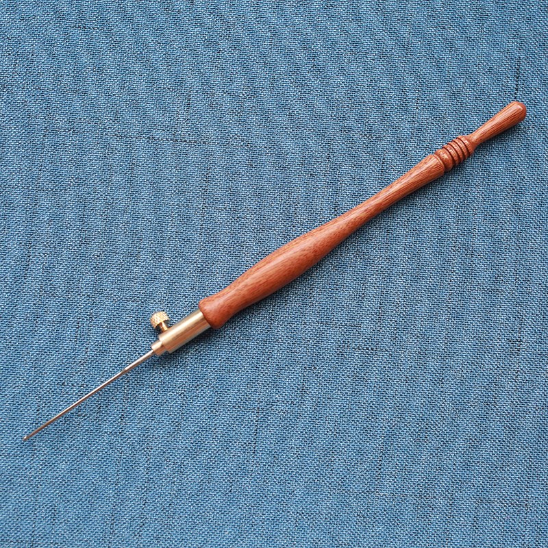 优选【粗柄】木末手工坊法式钩针刺绣勾针正反面刺绣钩针 法绣针