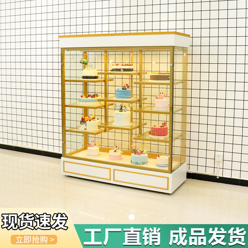 生日蛋糕模型展示柜展示架样品柜烘焙店玻璃商用橱窗模具展示架面图片